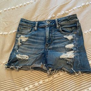 🌴 EUC American Eagle Next Level Stretch High Waisted Denim Shorts